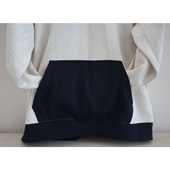 Perry Ellis America Men's Sz 2XL Antique White Heather 1/4 Zip Sweatshirt $90 - Picture 7 of 7